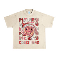 Sandshell merry christmas smiling face Urban Heavy Tee - MaliasSmallBusiness