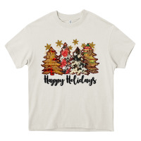Cream happy holidays Heavy Core Tee - JahusDesignShop