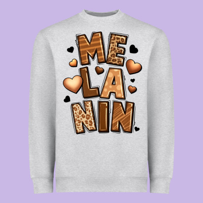 Melanin Heavyweight Sweatshirt Designed By Lillyallendesigns