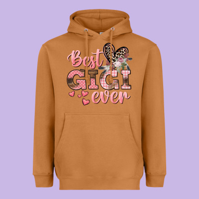 Best Gigi Ever Mother's Day Heavyweight Hoodie Designed By Cowgirlartshop