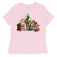 Bubblegum Pink believe christmas and santa Ladies Tee - AdoDesignShop