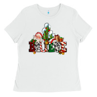 White believe christmas and santa Ladies Tee - AdoDesignShop