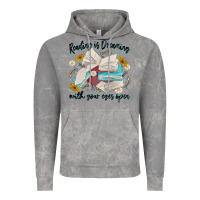 Cloud Rock reading is dreaming with your eyes open Vintage Hoodie - MaliasSmallBusiness