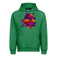 Emerald halloween pumpkin patch  3 Urban Hoodie - BundleAndBundleShop