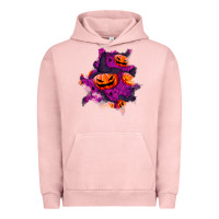 Pigment Salmon halloween pumpkin patch  3 Urban Hoodie - BundleAndBundleShop
