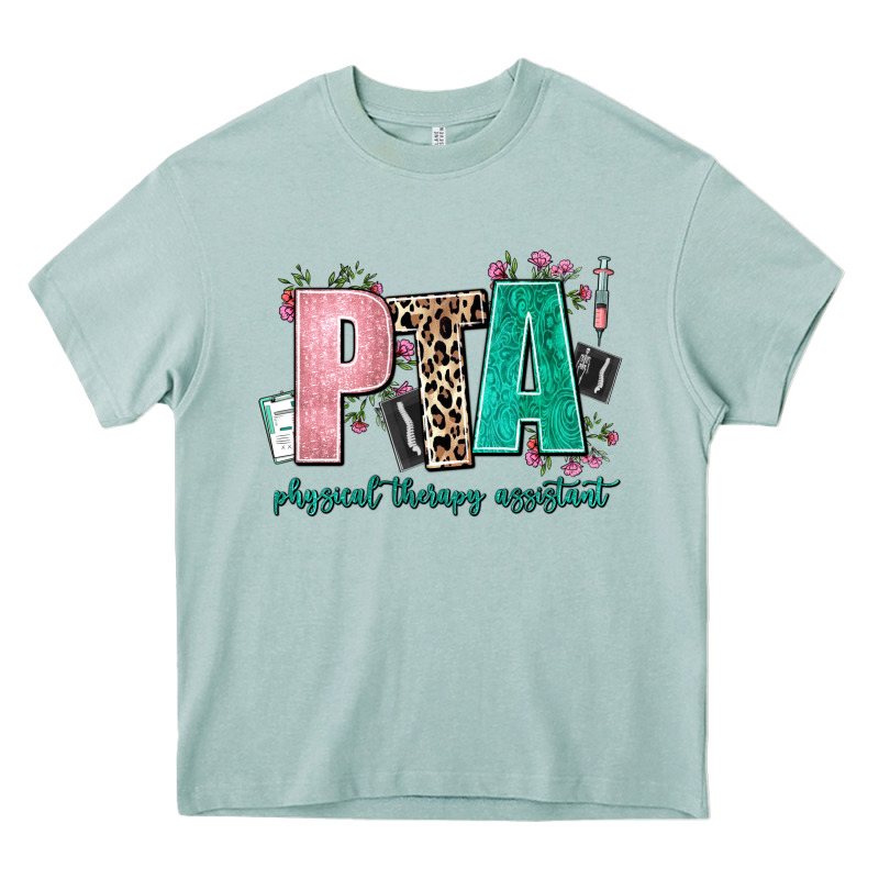 Pta Physical Therapy Assistant Heavy Core Tee by AdoDesignShop | Teevron