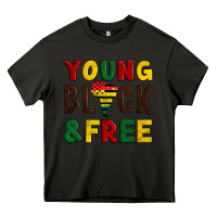 Asphalt young black and free Heavy Core Tee - Artiststas