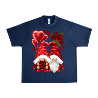 Navy valentines day gnomies Urban Heavy Tee - NancyCooperArtShop