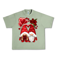 Oil Green valentines day gnomies Urban Heavy Tee - NancyCooperArtShop