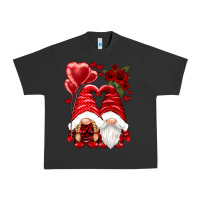 Pigment Black valentines day gnomies Urban Heavy Tee - NancyCooperArtShop