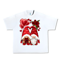 White valentines day gnomies Urban Heavy Tee - NancyCooperArtShop