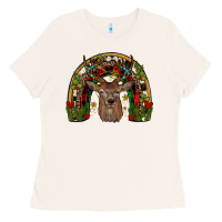 Bone deer rainbow Ladies Tee - JahusDesignShop