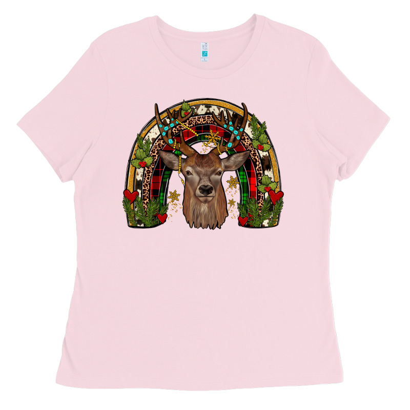 Deer Rainbow Ladies Tee by JahusDesignShop | Teevron