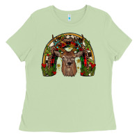 Matcha deer rainbow Ladies Tee - JahusDesignShop