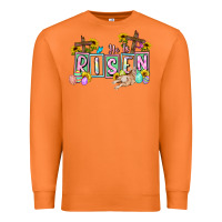 Carrot He is risen Easter  Easter Day Premium Sweatshirt - CowGirlArtShop