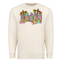 Sandshell He is risen Easter  Easter Day Premium Sweatshirt - CowGirlArtShop