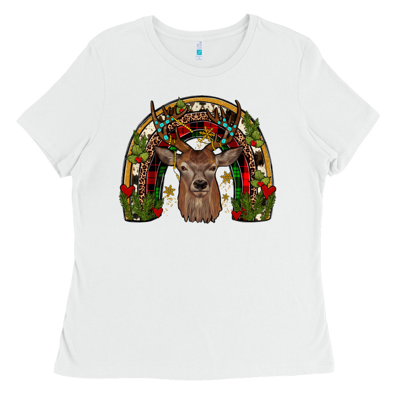 Deer Rainbow Ladies Tee by JahusDesignShop | Teevron