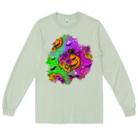 Matcha halloween patch 1 Long Sleeve Tee - BundleAndBundleShop