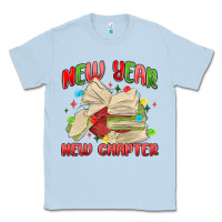 Dusty Blue new year new chapter Classic Tee - MaliasSmallBusiness