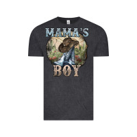 Vintage Black mamas boy western cowboy boots cactus Vintage Tee - NancyCooperArtShop
