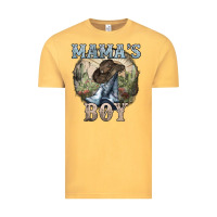 Vintage Mustard mamas boy western cowboy boots cactus Vintage Tee - NancyCooperArtShop