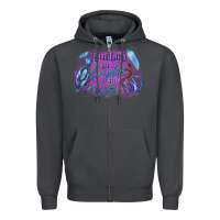 Smoke Fueled by crystals and coffee halloween Zipper Hoodie - NancyCooperArtShop
