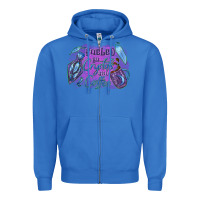 True Royal Fueled by crystals and coffee halloween Zipper Hoodie - NancyCooperArtShop