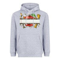 Heather Grey floral teacher custom name Heavyweight Hoodie - CowGirlArtShop