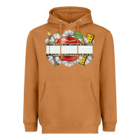 Meerkat floral teacher custom name Heavyweight Hoodie - CowGirlArtShop
