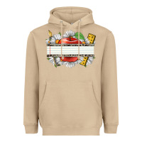 Mushroom floral teacher custom name Heavyweight Hoodie - CowGirlArtShop