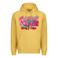 Antique Gold Chemo hair don't care Cancer Awareness Premium Hoodie - HowdyJamesFarm