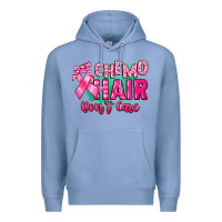 Colony Blue Chemo hair don't care Cancer Awareness Premium Hoodie - HowdyJamesFarm