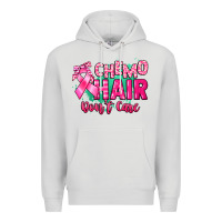 Dove Grey Chemo hair don't care Cancer Awareness Premium Hoodie - HowdyJamesFarm