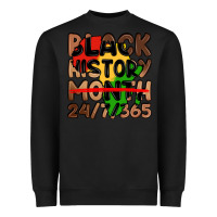 Black black history month Heavyweight Sweatshirt - LillyAllenDesigns