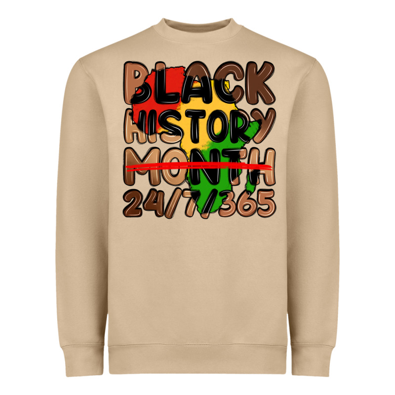 Black History Month Heavyweight Sweatshirt by LillyAllenDesigns | Teevron