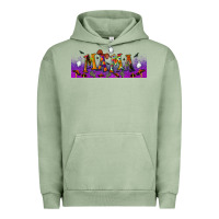 Pigment Oil Green halloween mama libbey glass Urban Hoodie - BundleAndBundleShop