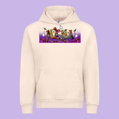 Halloween Mama Libbey Glass Urban Hoodie Designed By Bundleandbundleshop