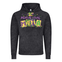 Vintage Black mardi gras mama Vintage Hoodie - MaliasSmallBusiness
