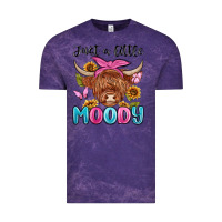 Cloud Purple just a little moody Vintage Tee - MaliasSmallBusiness