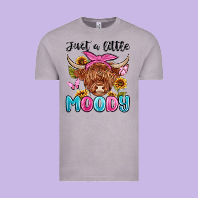 Just A Little Moody Vintage Tee Designed By Maliassmallbusiness