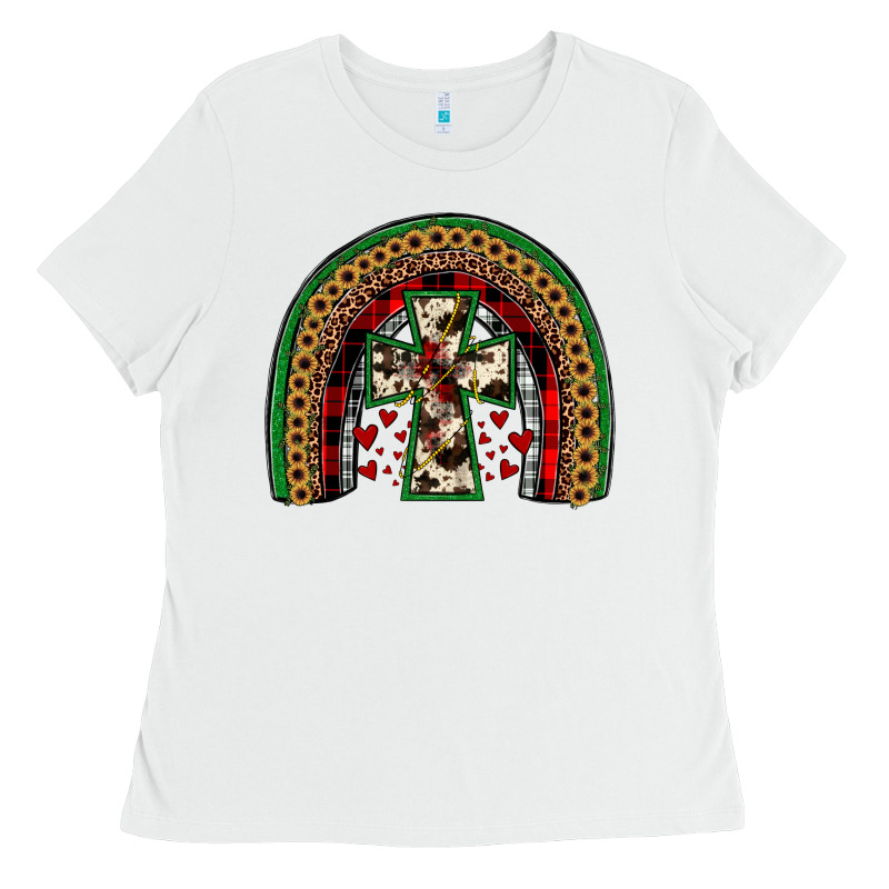 Cross Rainbow Ladies Tee by JahusDesignShop | Teevron