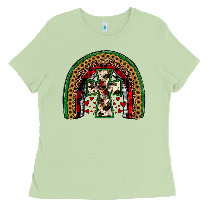 Cross Rainbow Ladies Tee by JahusDesignShop | Teevron