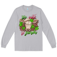 Moon Dust too cute to pinch charolais calf Long Sleeve Tee - RanaPortraitStore