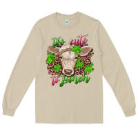 Mushroom too cute to pinch charolais calf Long Sleeve Tee - RanaPortraitStore
