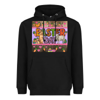Black Easter day farm animals tumbler Heavyweight Hoodie - HowdyJamesFarm