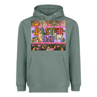 Sage Easter day farm animals tumbler Heavyweight Hoodie - HowdyJamesFarm