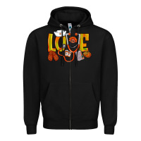 Black Thanksgiving love Nurse Zipper Hoodie - NancyCooperArtShop