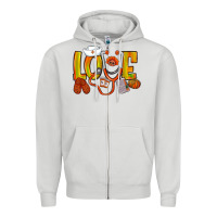 Dove Grey Thanksgiving love Nurse Zipper Hoodie - NancyCooperArtShop