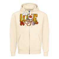 Sandshell Thanksgiving love Nurse Zipper Hoodie - NancyCooperArtShop