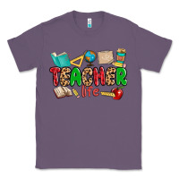 Lavender teacher life Classic Tee - MaliasSmallBusiness